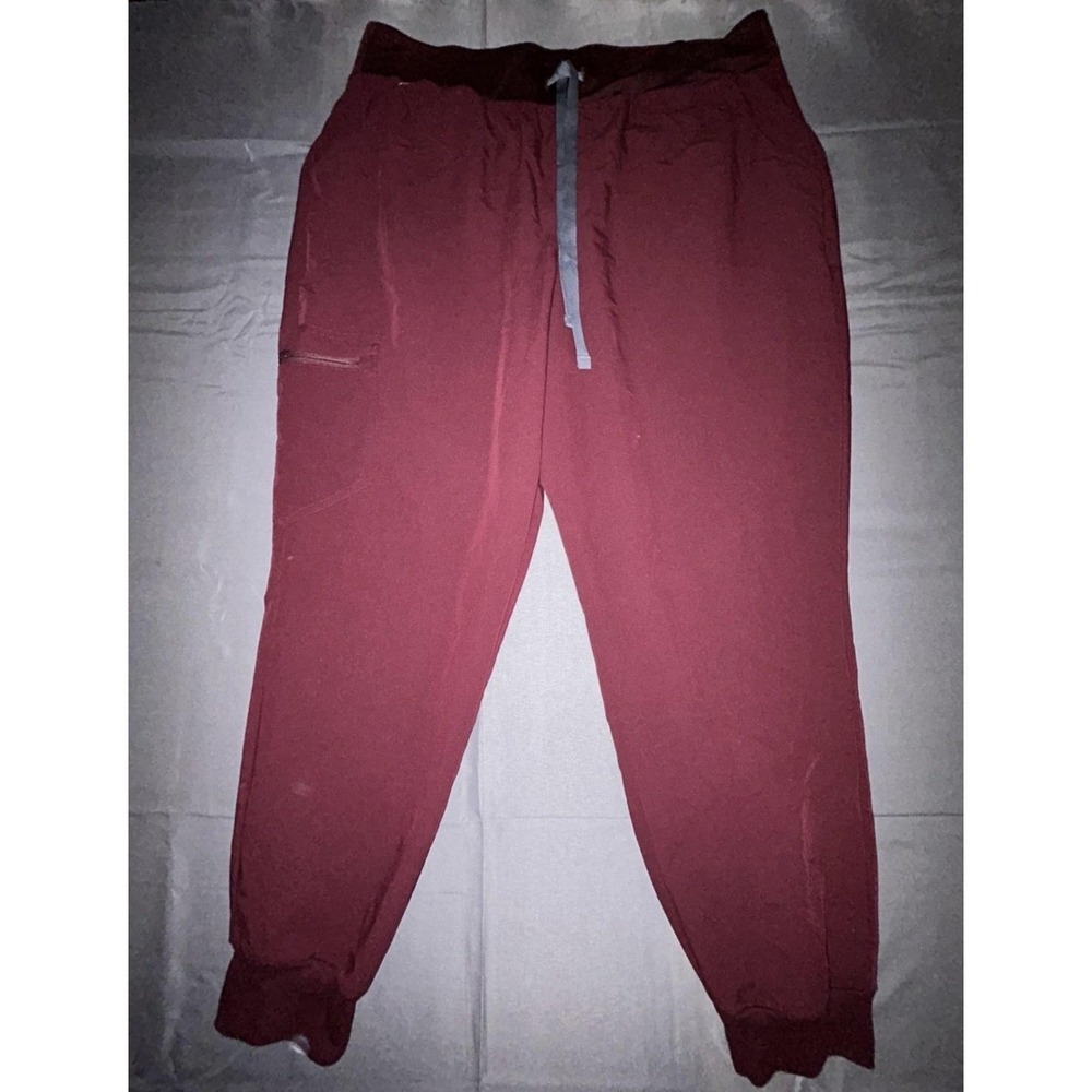 FIGS Pants Womens XL Red Jogger Stretch Scrub Technical Collection Medical